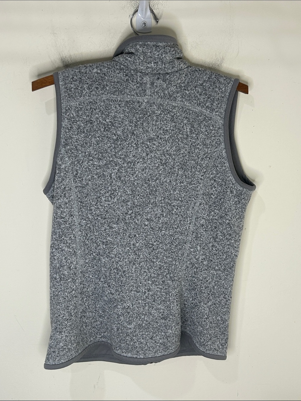 PATAGONIA Gray Better Sweater Fleece Vest Size Medium - Picture 4 of 16